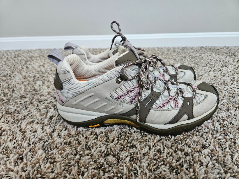 Merrell Siren Sport Women’s 10.5 Elephant Pink Vibram Hiking Trail Shoes